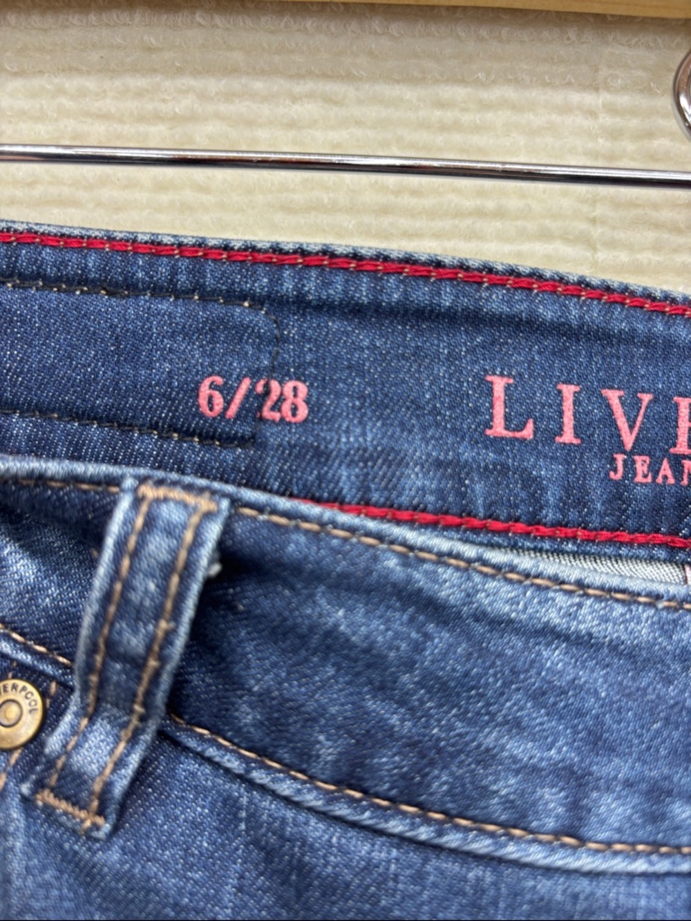 Liverpool Blue Pamela bootcut 6 28 Denim Jeans - Picture 3 of 9